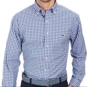 Vineyard Vines | Slim Fit Tucker Shirt Mens S Blue White Plaid
